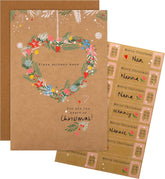 Grandma Christmas Greeting Card with Festive Seasonal Design and Heartfelt Wishes